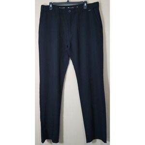 Travis Mathew Black Pants Men 36 Golf Casual Expand Waist LA KINGS Embroider
